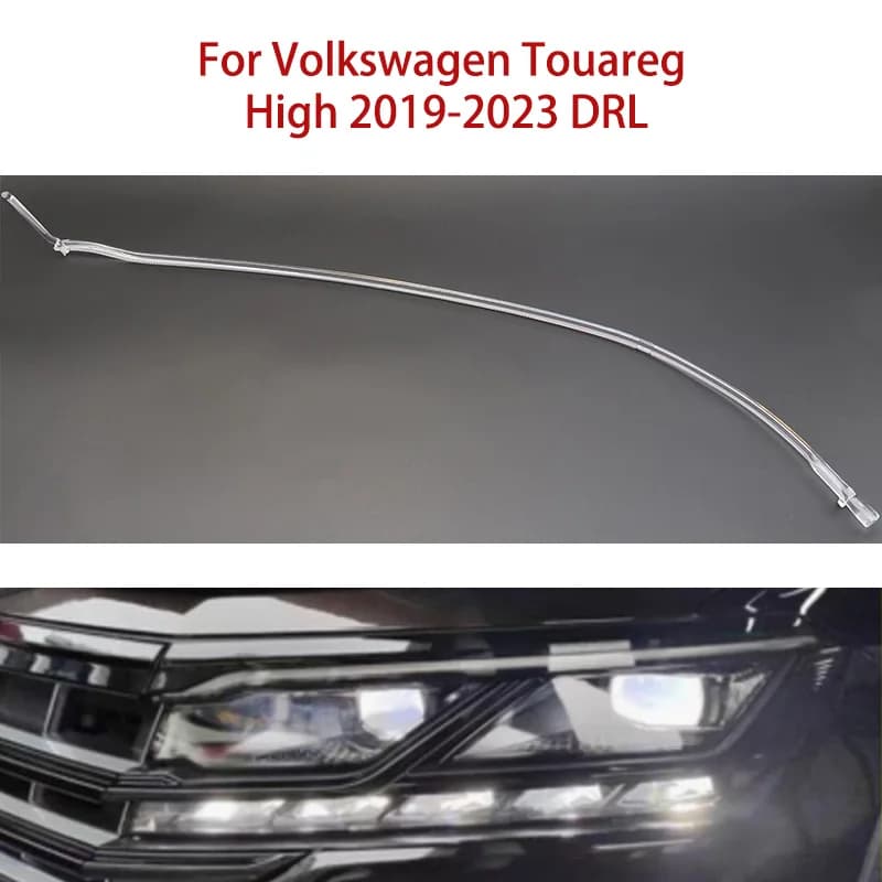 Direction indicators module White ballast for Volkswagen Touareg Angel Eye Car DRL Light Guide Strip 2019-2023 LED daylight