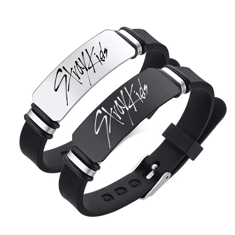 HOT SKZOO Fashion Style Silicone Bracelet Stray Kids Bang Chan Felix Custom Jewelry for Men and Women Versatile Bracelet