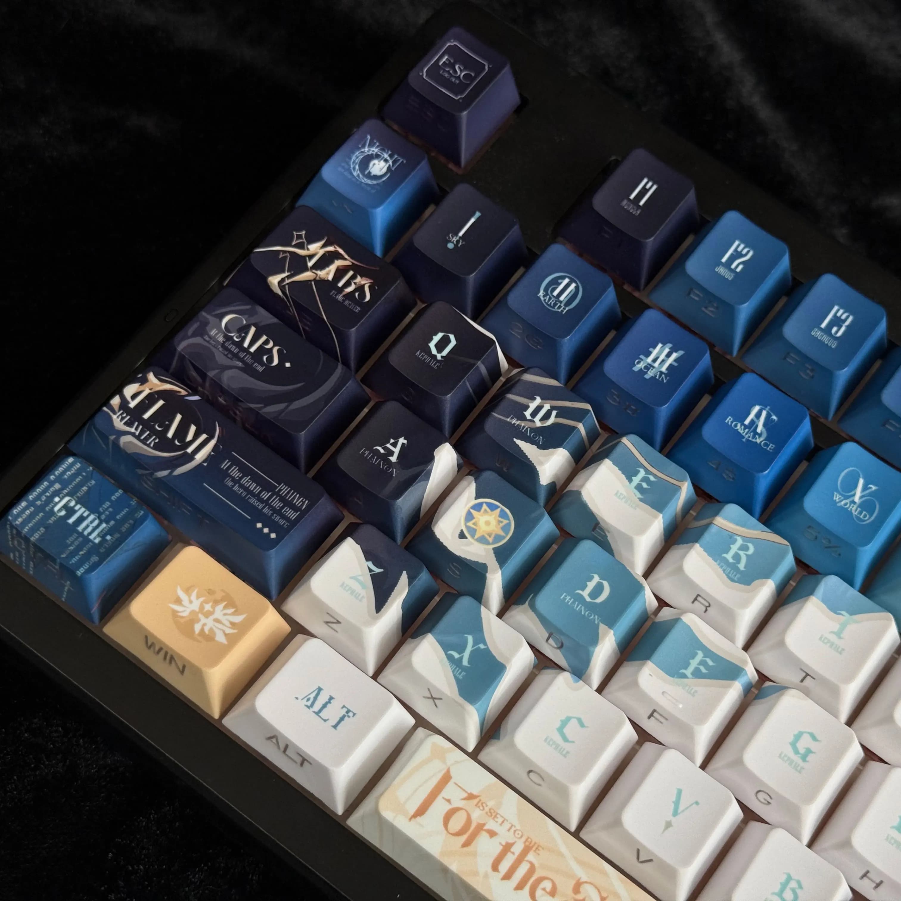 120 keys Honkai: Star Rail Copritasti Tema Phainon Keycap Anime Game Key Cap PBT DYE SUB Cherry MX Switch for mechanical keyboard