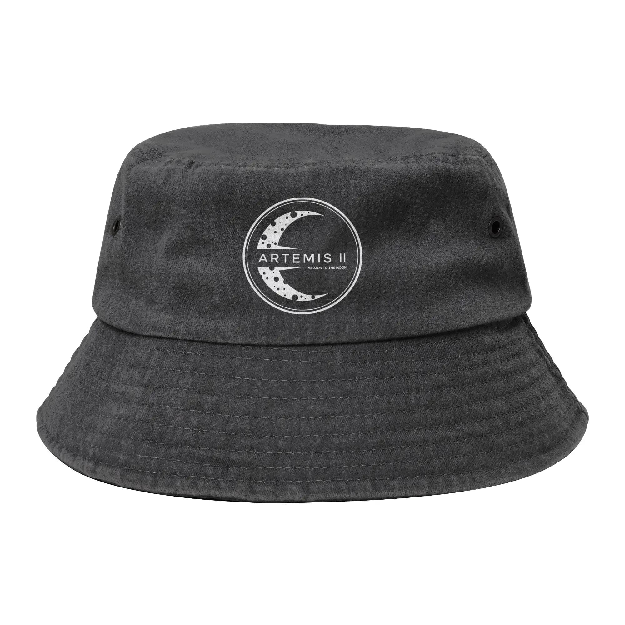 Cappello unisex Artemis II Lunar Mission Blu con emblema circolare, cappello da pescatore per picnic primaverile, campeggio, cappello da pescatore