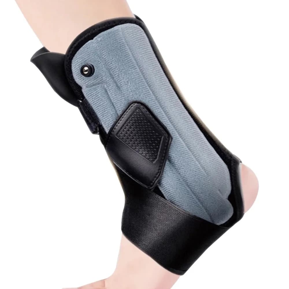 Supporto Gonfiabile per Caviglia, Stabilizzatore Regolabile, Fascia Compressiva Traspirante, Protezione per Recupero da Distorsioni e Lesioni, Uso Quotidiano