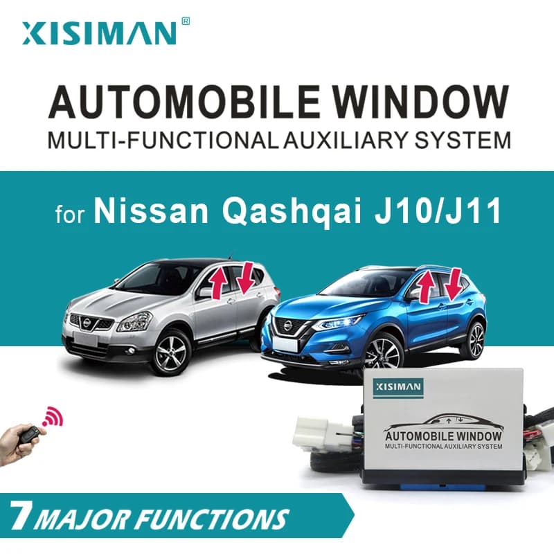 Auto Finestra di Sollevamento Chiudi Chiudi Aperto Kit Modulo Per Nissan Qashqai J10 J11 Finestra di Potere Modulo di Chiusura Accessori