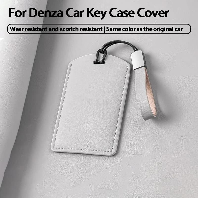 Custodia in pelle per chiave auto per Denza D9 N7 N8 X 2023 2024 2025 NFC Card Cover remota Shell Portachiavi Custodia Fob