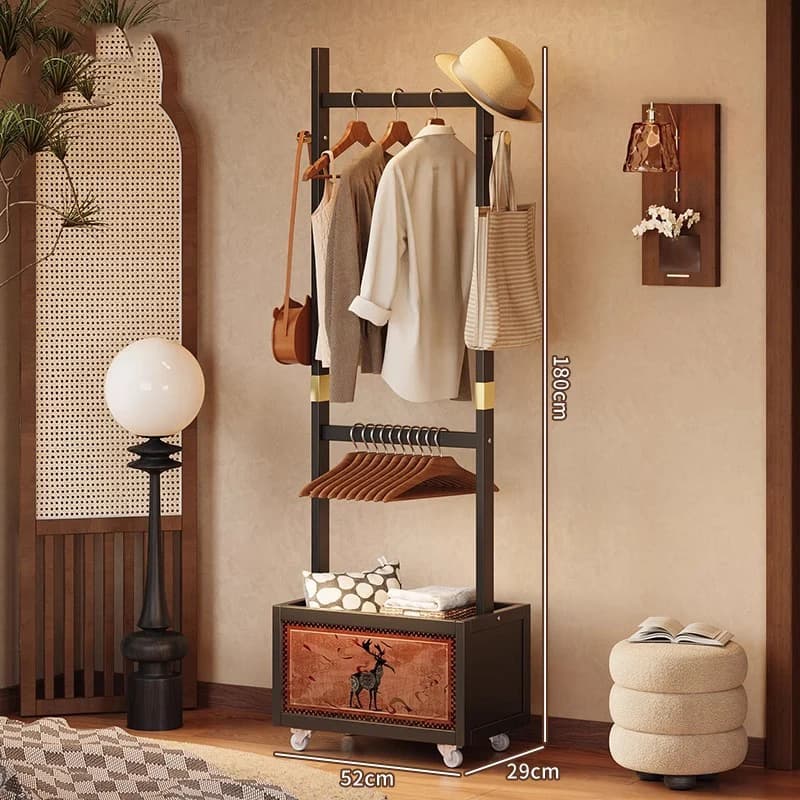 Espositori portatili Appendiabiti per borse Appendiabiti per camera da letto Appendiabiti per interni Minimalisti Porte Manteau Mobili per soggiorno