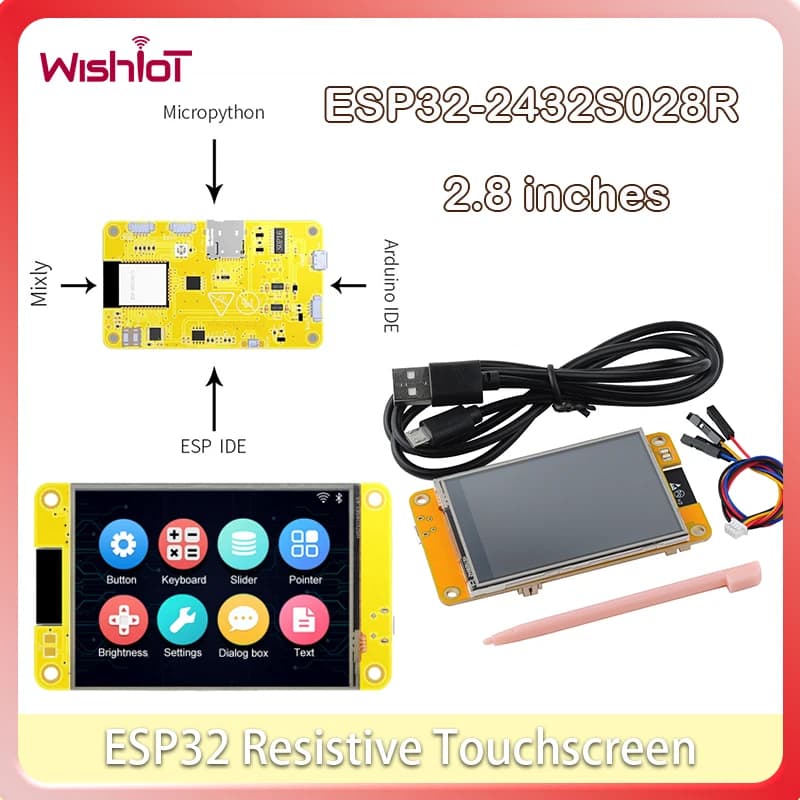 ESP32-2432S028R LCD module TFT touchscreen resistive 2.8" Display ESP32 BLE WiFi card ESP-32 ILI9341 Drive for Arduino