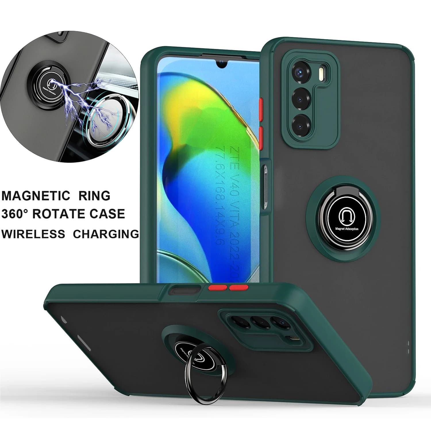 Per Moto G51 G60 G50 G30 G20 E30 E50 Fusion Neo Pro UItra Motorola G42 G52 G22 G31 G41 Anello caso Supporto Del Basamento Duro copertura del PC