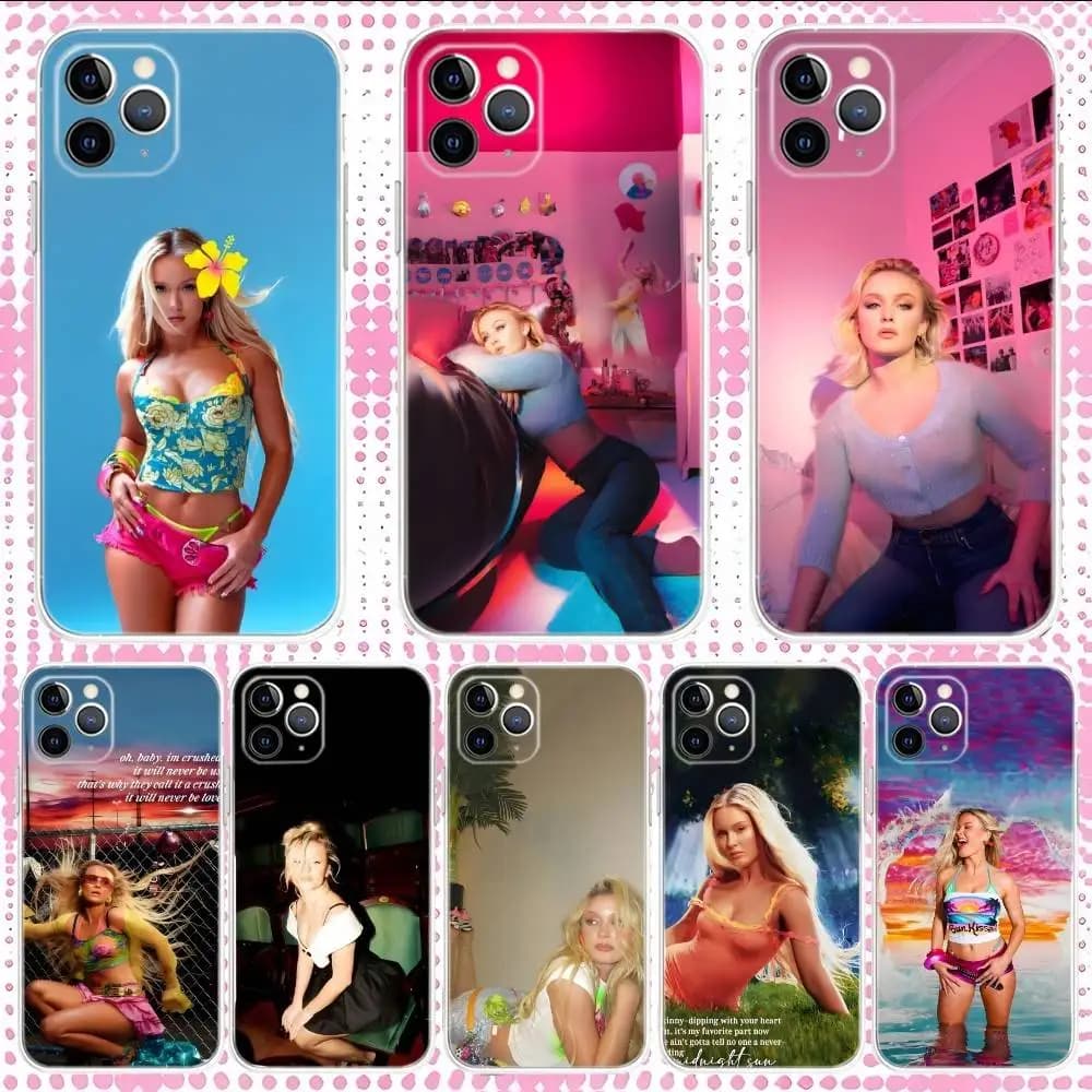 Custodia per telefono Zara Larsson Venus per iPhone 17,16,15,14,13,12,11,Pro,Max,Plus,Air,X,XS,XR,SE,Mini morbido silicone trasparente