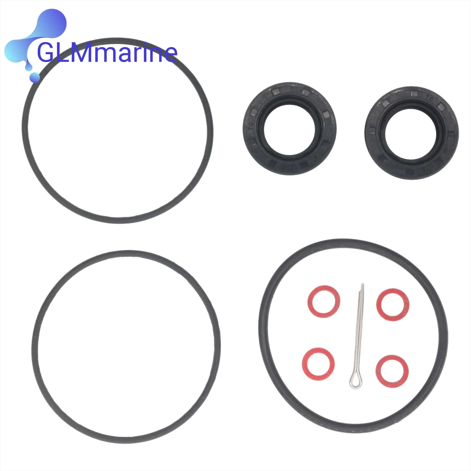 Outboard Lower Unit Seal Kit 93101-20M07 Compatible with Yamaha Marine 2/4 Stroke 25 30 HP F25 Marine Engines Models 93210-65M50