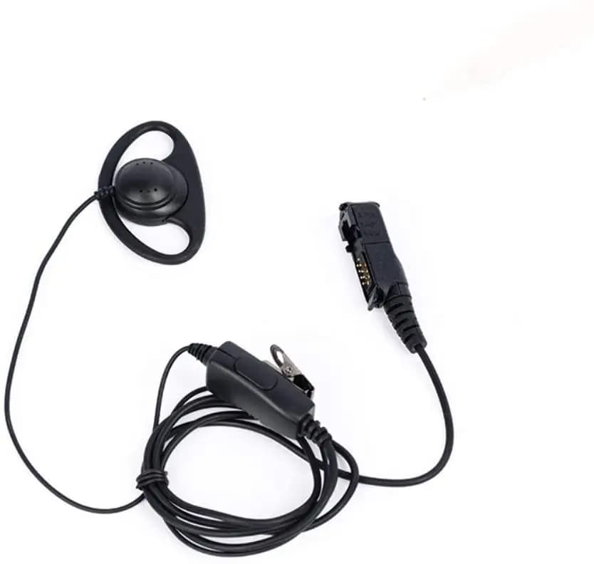 XPR 3500e Auricolare con Mic e PTT, Compatibile con Motorola XPR 3300e 3500 3300, Walkie Talkie, Cuffie a Forma di G