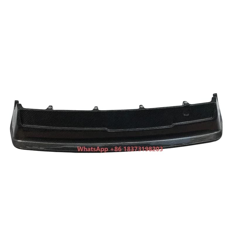 Labbro del paraurti del diffusore posteriore per auto in vera fibra di carbonio per Porsche Cayenne