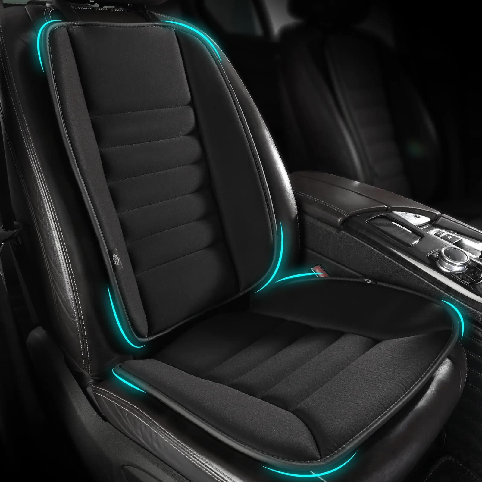 Set di cuscini per seggiolino auto Cojines posteriori Para Accessori per auto da viaggio Fibbie fisse ergonomiche Memory Foam Coprirottiglie per camion conducente