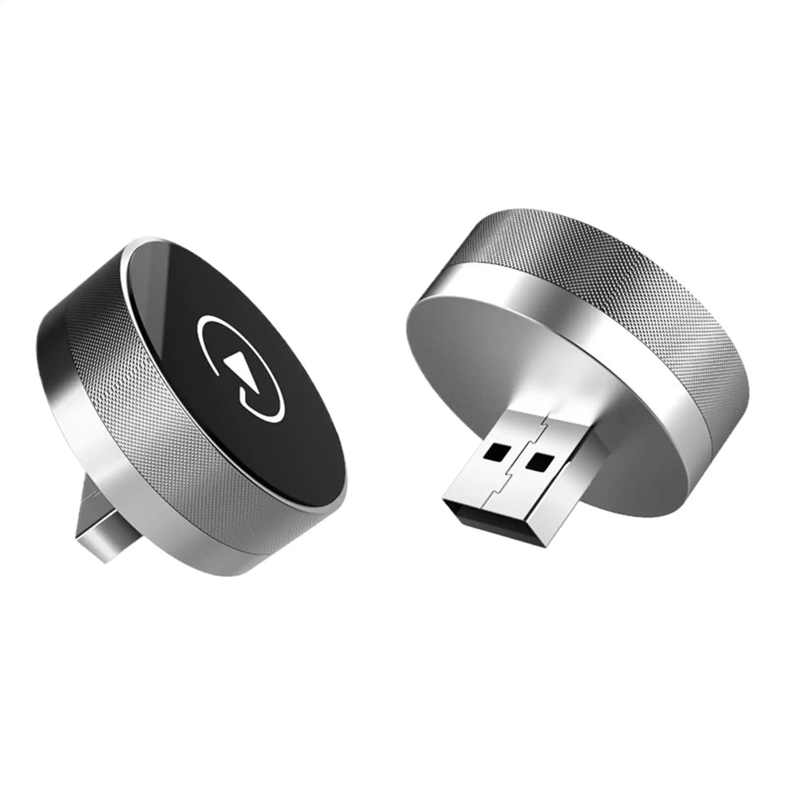 Wireless Car Converter, Smart Plug Transmitter, Wireless Car Connector for Video Transmission, Music and Calls, Telephone Screen