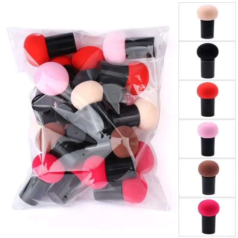 1/3 pcs Sponge Head Makeup, Dry and Bagnate Use, Puff Cosmetic for Powder with Professional Tools for Fondotinta and Creme, Beauty Tools