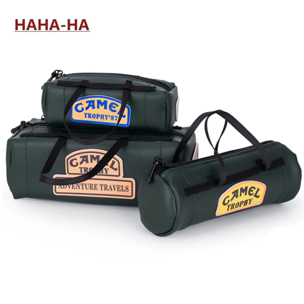3Pcs RC Simulated Leather Roof Travel Bag Scale DIY Accessories for 1/8 1/10 1/16 RC Crawler Car SCX10 TRX4 TRX4M WPL Upgrade