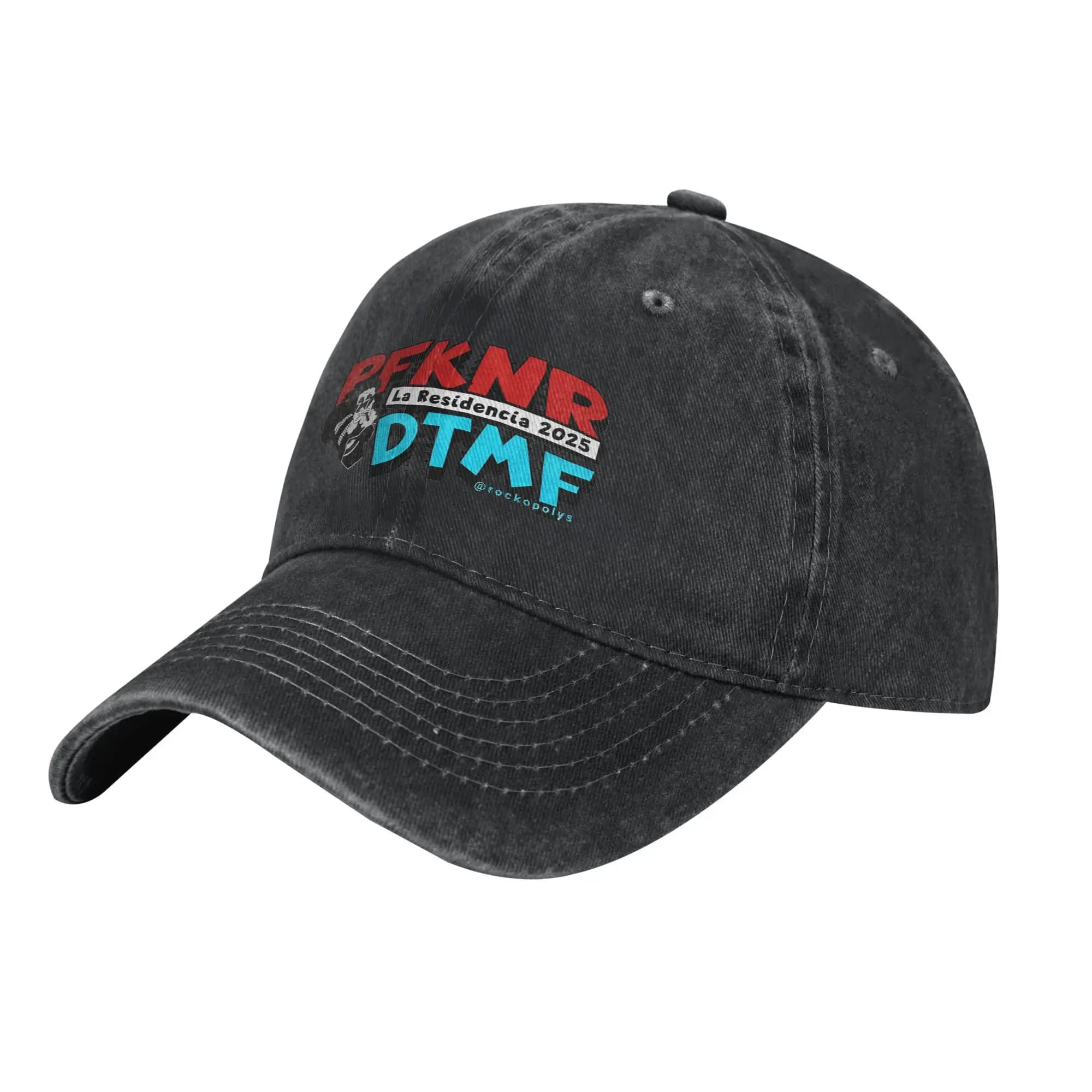 PFKNR DTMF Bad Bunny Baseball Cap Vintage Distressed Washed Debi Tirar Mas Fotos Snapback Cap Unisex Summer Adjustable Caps Hat
