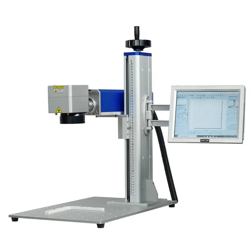 Hot Sales Engraving on Large Area Jpt Mopa Large Fiber Laser Marking Machine For Liners Gold Test for Eyeglass Lens
