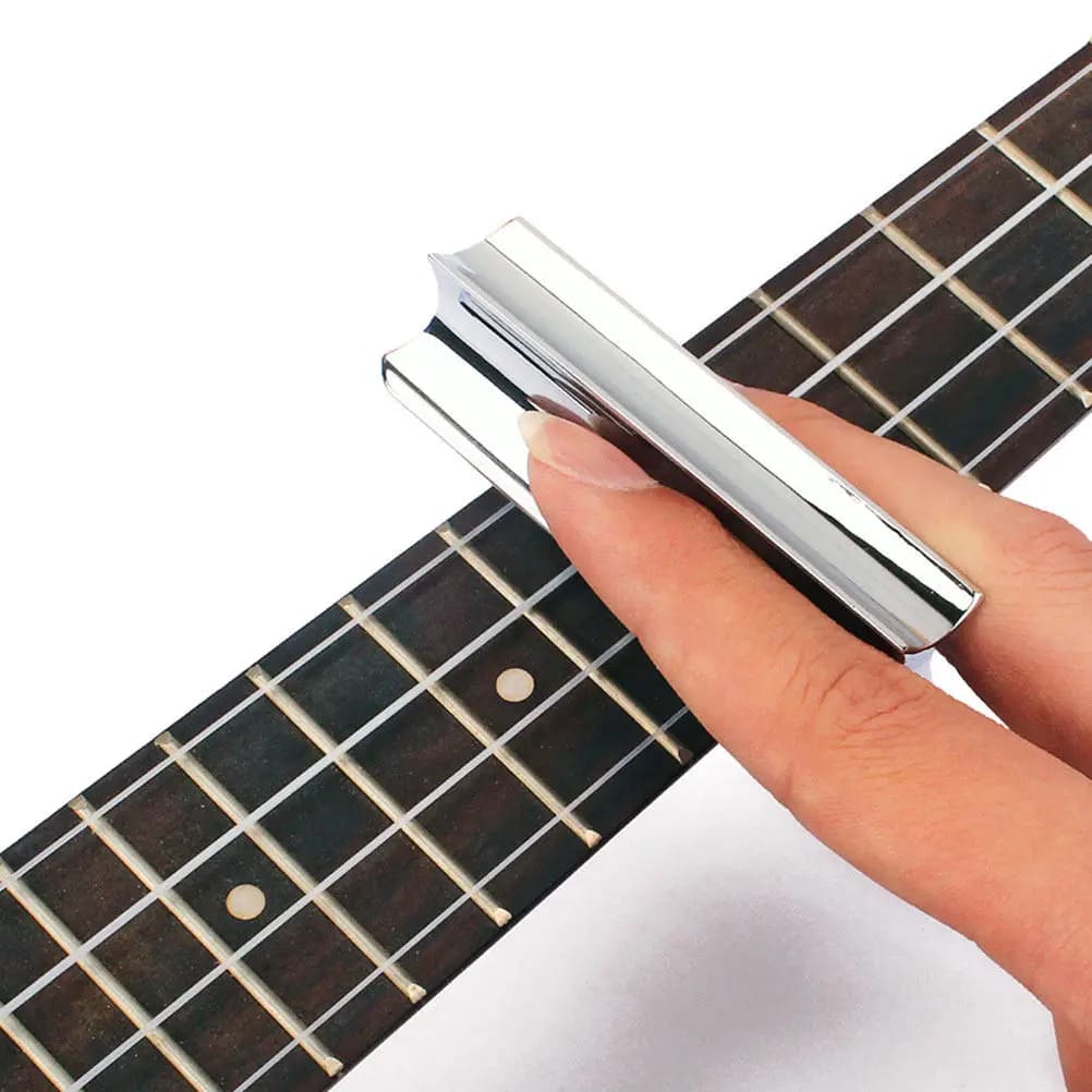 5Pcs Stainless Steel Guitar Slide Tone Bar Electric Guitar Accessories Metal Slides Picks Precision Crafted Smooth Tone Bright