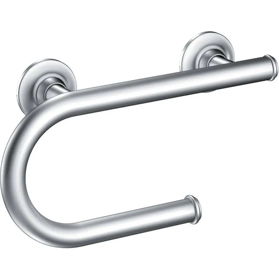 LR2352DCH Barra di Sicurezza per Bagno da 8 Pollici con Portarotolo Integrato, Cromata