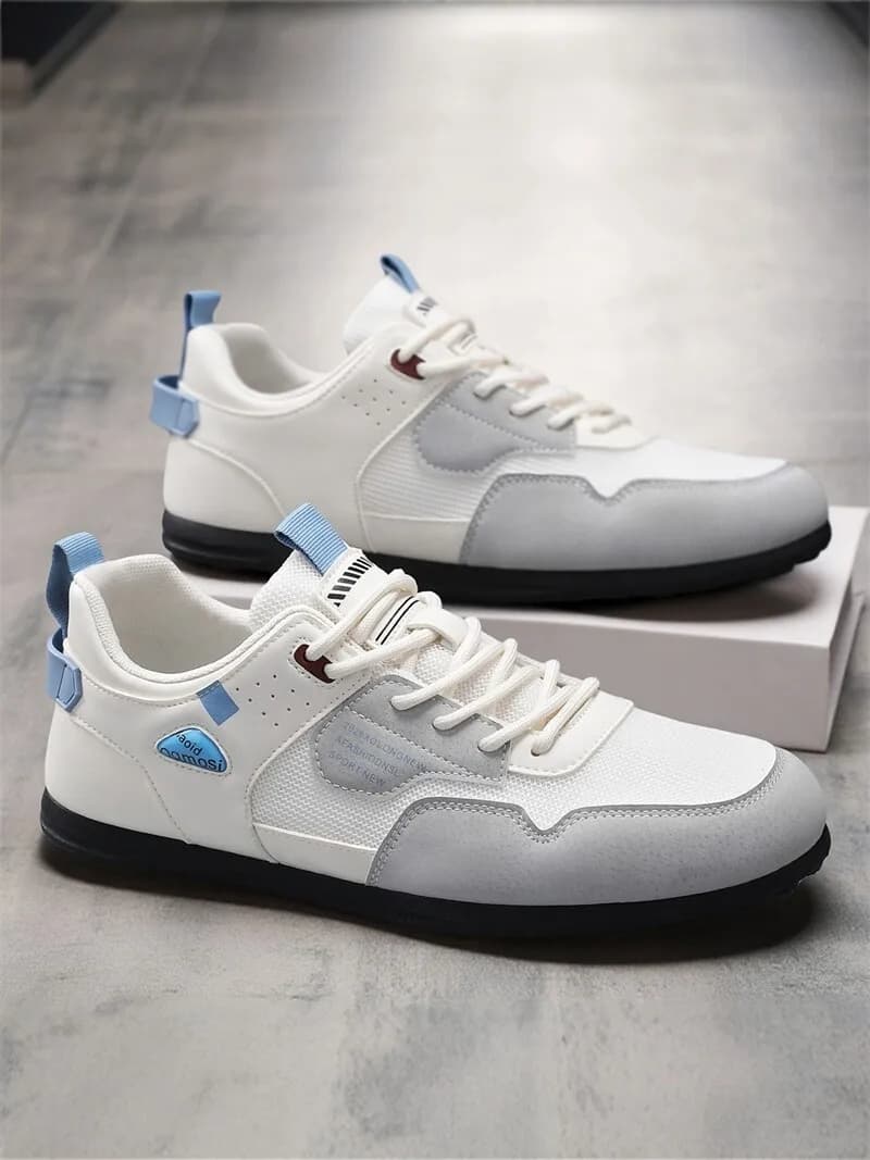 Men's Summer Breathable Mesh Running Shoes Casual Lightweight Soft Bottom Dequn Sneakers Comfortable Daily Wear Outdoor Shoes
