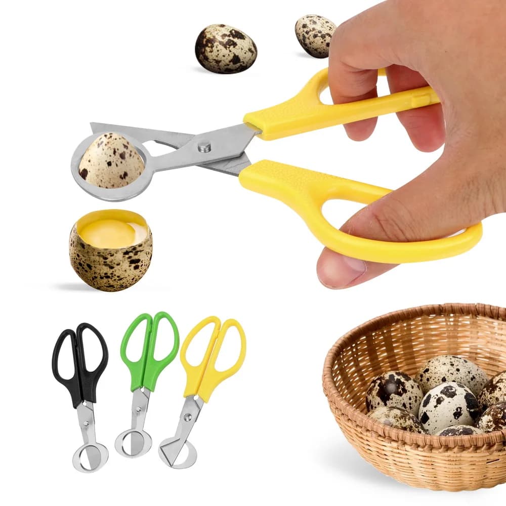 Utensili da cucina multifunzione Forbici durevoli per guscio d'uovo di quaglia Formine per sigari con lama in acciaio inossidabile resistente alla ruggine