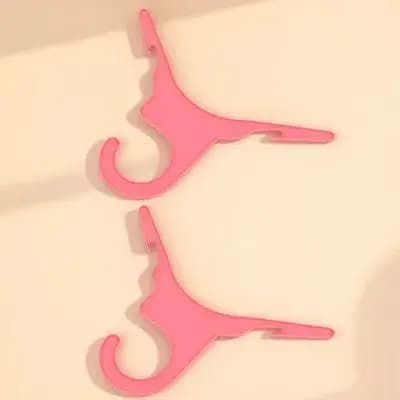 10 Pezzi Piccoli Appendiabiti in Plastica per Animali Domestici, Portatili e Affidabili, per Cani, Cuccioli e Gatti, per Uso Interno ed Esterno