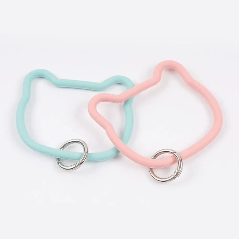 Cute Cat Mobile Phone Lanyard Soft Silicone Colorful Phone Wrist Strap Anti-lost Wristband Mobile Phone Straps Phone Accessories