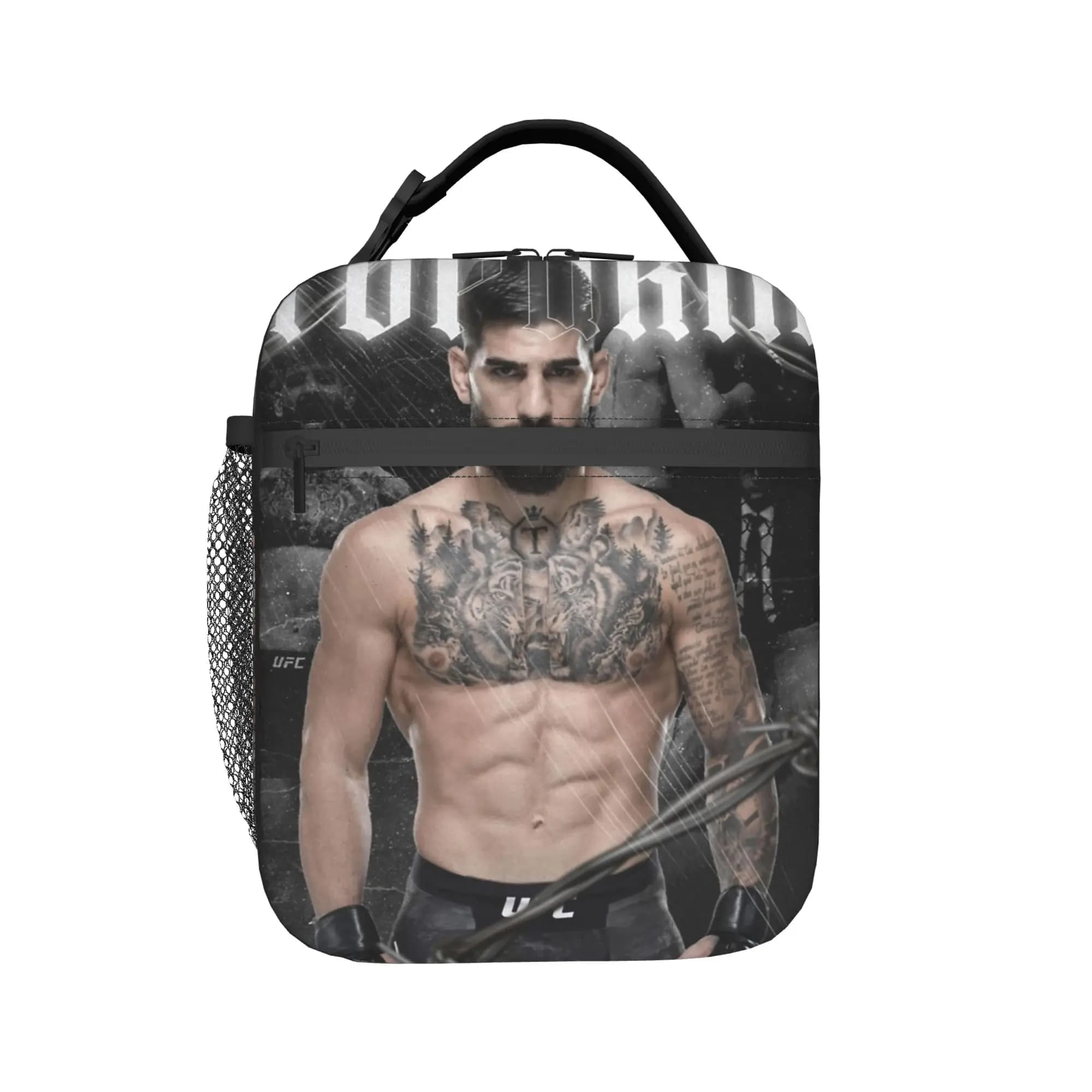 Ilias Topurias Wrestling Wrestler Insulated Lunch Bag for Men Women Food Bag Leakproof Thermal Cooler Lunch Boxes For Work