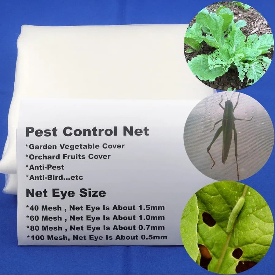 40 ~ 100Mesh fruit tree vegetables plants cover shade protection net insect net pots from flowers Anti-bird pest control network