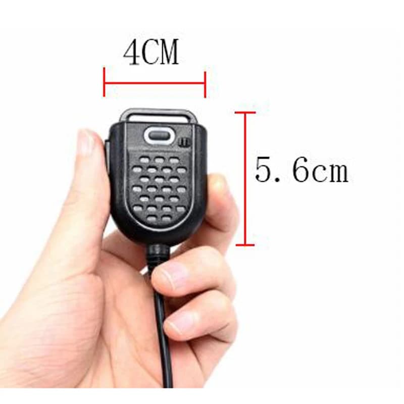 Baofeng UV-5R Walkie Talkie Palmare PTT Mini Microfono Microfono Altoparlante Per KENWOOD TK-3107 BAOFENG BF-888s GT-3TP HYT Ham Radio