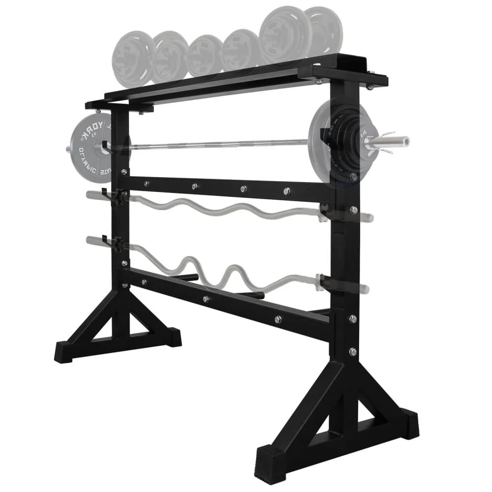 Supporto per rack per manubri, rack per pesi multifunzionale per manubri, manubri per organizer per riporre i pesi per carichi pesanti