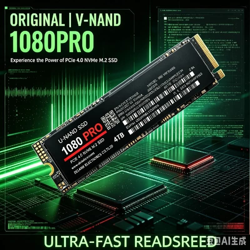 M.2 NVMe PCIe 4.0 Original NEW 1080PRO Internal SSD Max Speed 7450MB/s Solid State Storage Disk For Desktop PC Laptop Notebook