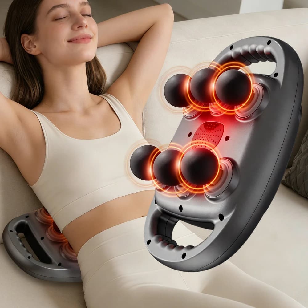 New Armband Gun Six Head Massage Gun Muscle Relaxation Electric Massage Relax Neck Membrane Massage Tool cervical spine massage