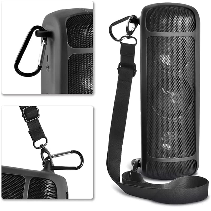T82C Vendita Calda-Custodia In Silicone Per Anker Soundcore Motion + Altoparlante Bluetooth Custodia Da Viaggio In Gomma Impermeabile Con Moschettone