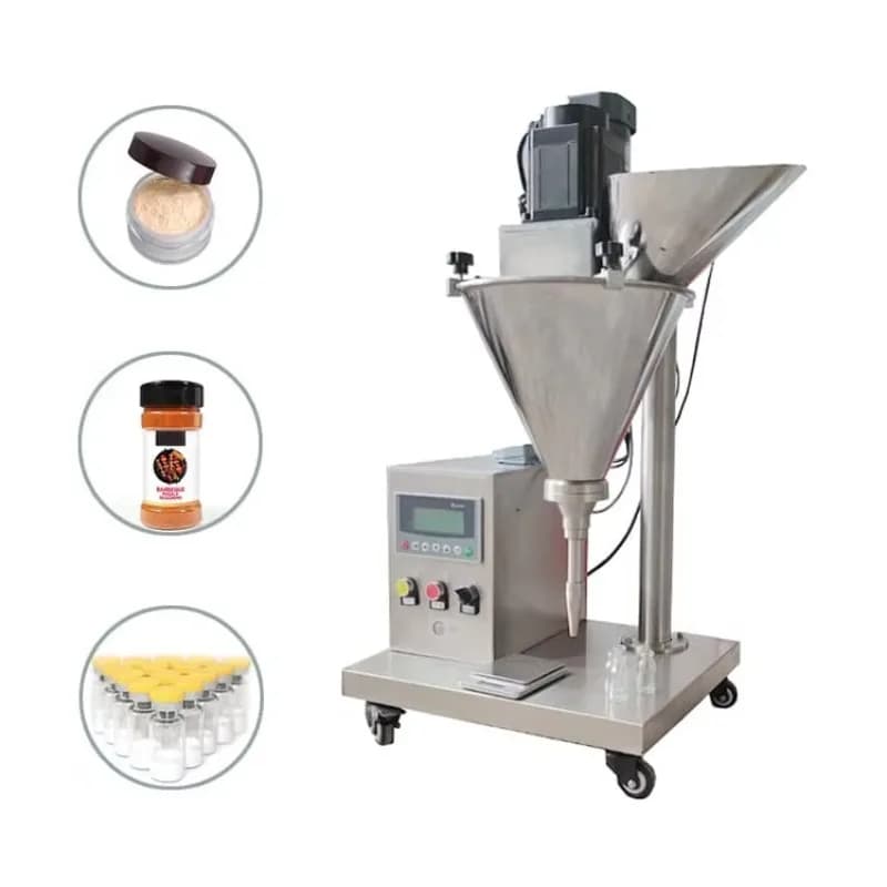 Dust Filling Machine Children Powder Filling Machine Manual Peasing and Semi-Automatic Mixing of Horizontal Protein Spices