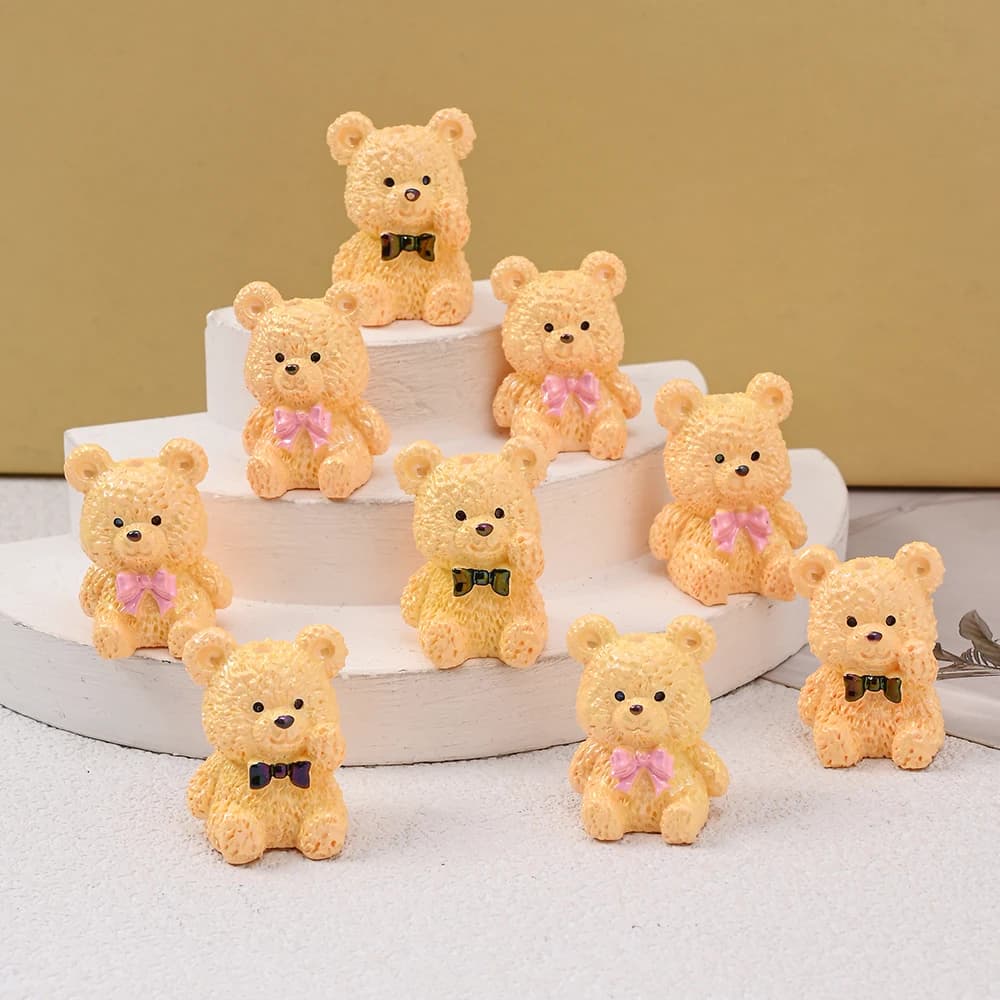 5 Pezzi Perline in Resina a Forma di Animali Cartoni Animati, Perline Sciolte per Creazione Fai-da-te di Catenelle Portaciuccio, Gioielli, Collane, Braccialetti e Accessori