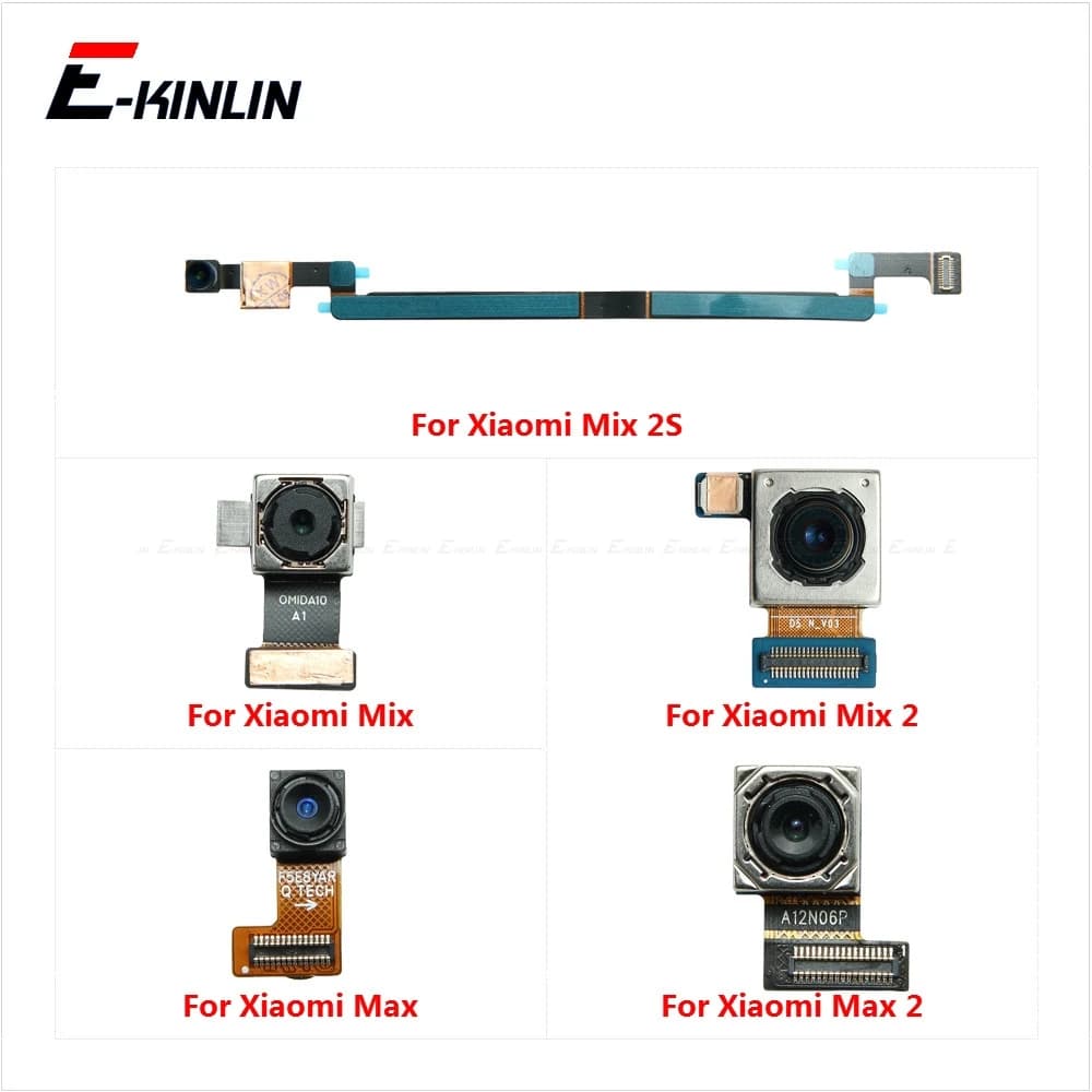 Fotocamera selfie frontale principale posteriore posteriore per Xiaomi Mi Max 2 3 Mix 2 2S 3 Cavo flessibile a nastro con modulo piccolo