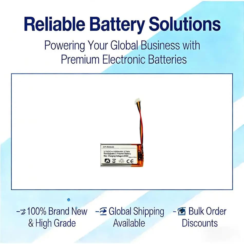 Gaming Mouse Battery Reliable Power Supply 1000mAh For Asus Rog Chakram Good Low-Temperature Performance