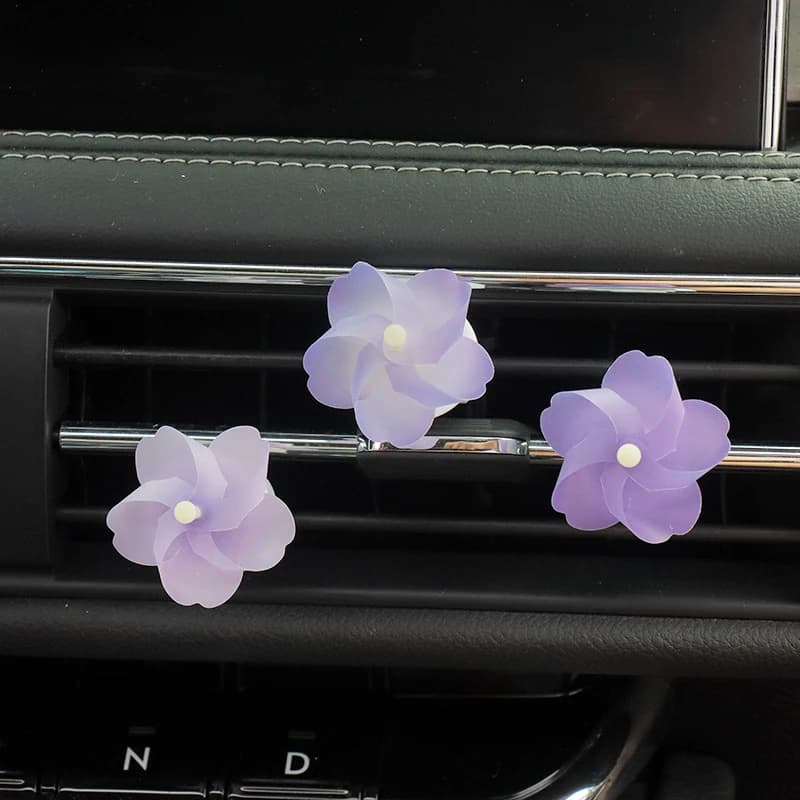Grazioso Deodorante per Auto a Forma di Girasole, Decorazione per Bocchette d'Aria, Profumatore Aromaterapico Creativo