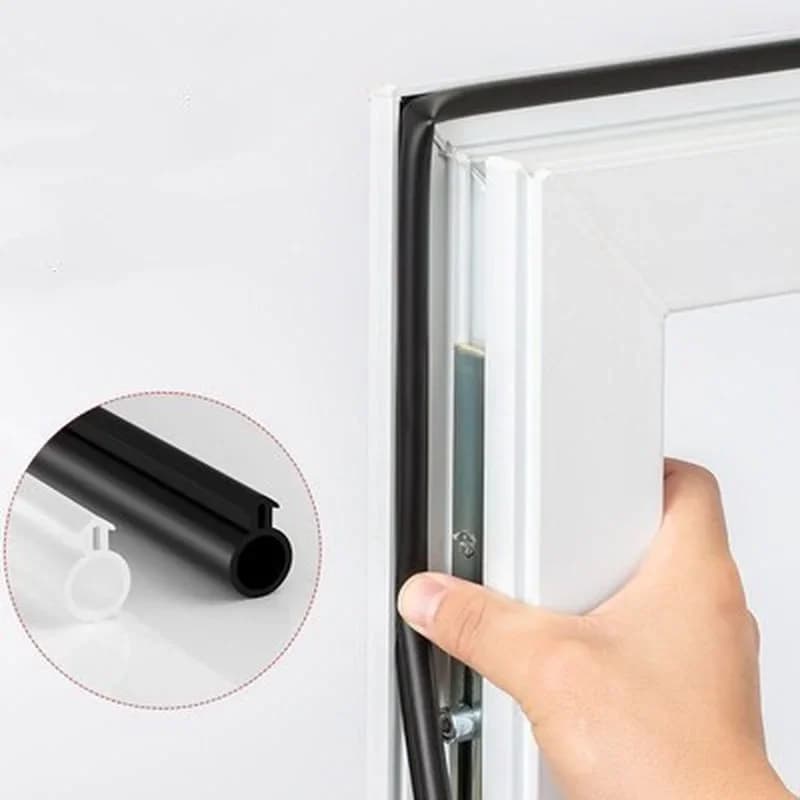 10M O tipo plastica acciaio porta finestra striscia di tenuta in gomma siliconica fascia elastica tappo di tiraggio per porta gap seal hardware della finestra