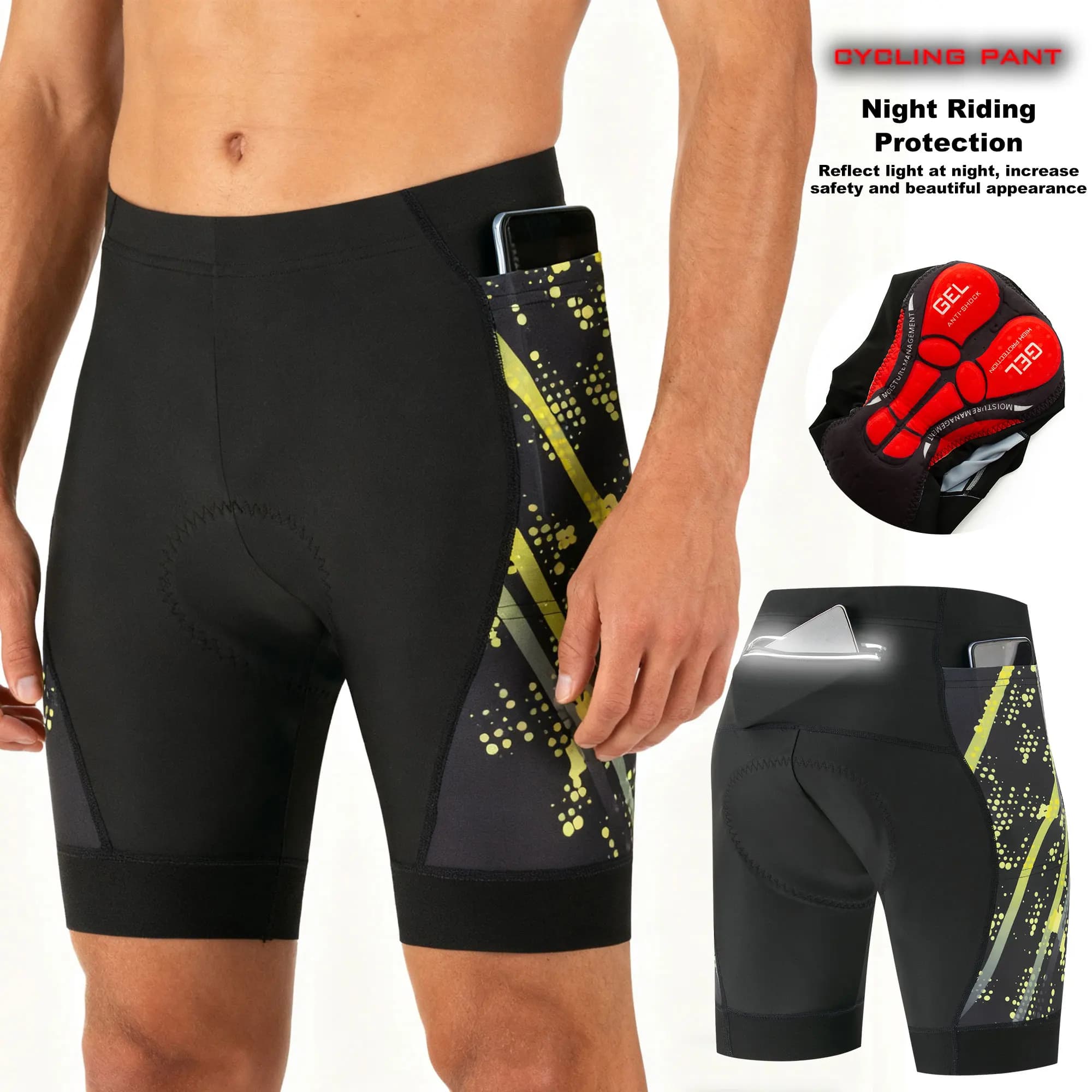Bretelle Seamless 6H 500KM Ride Bib Pro men's cycling shorts for women