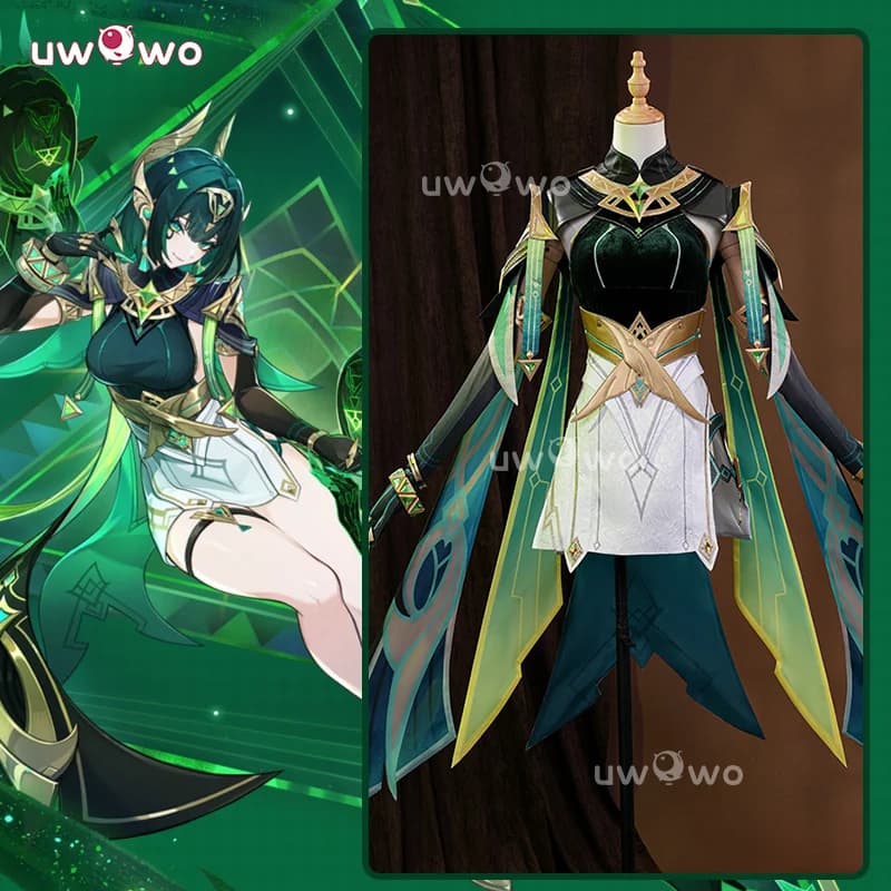 UWOWO Nefer Cosplay Collab Serie: Gioco Genshin Imapct Nefer Nod-Krai Costume Cosplay XS-2XL Costume di Halloween