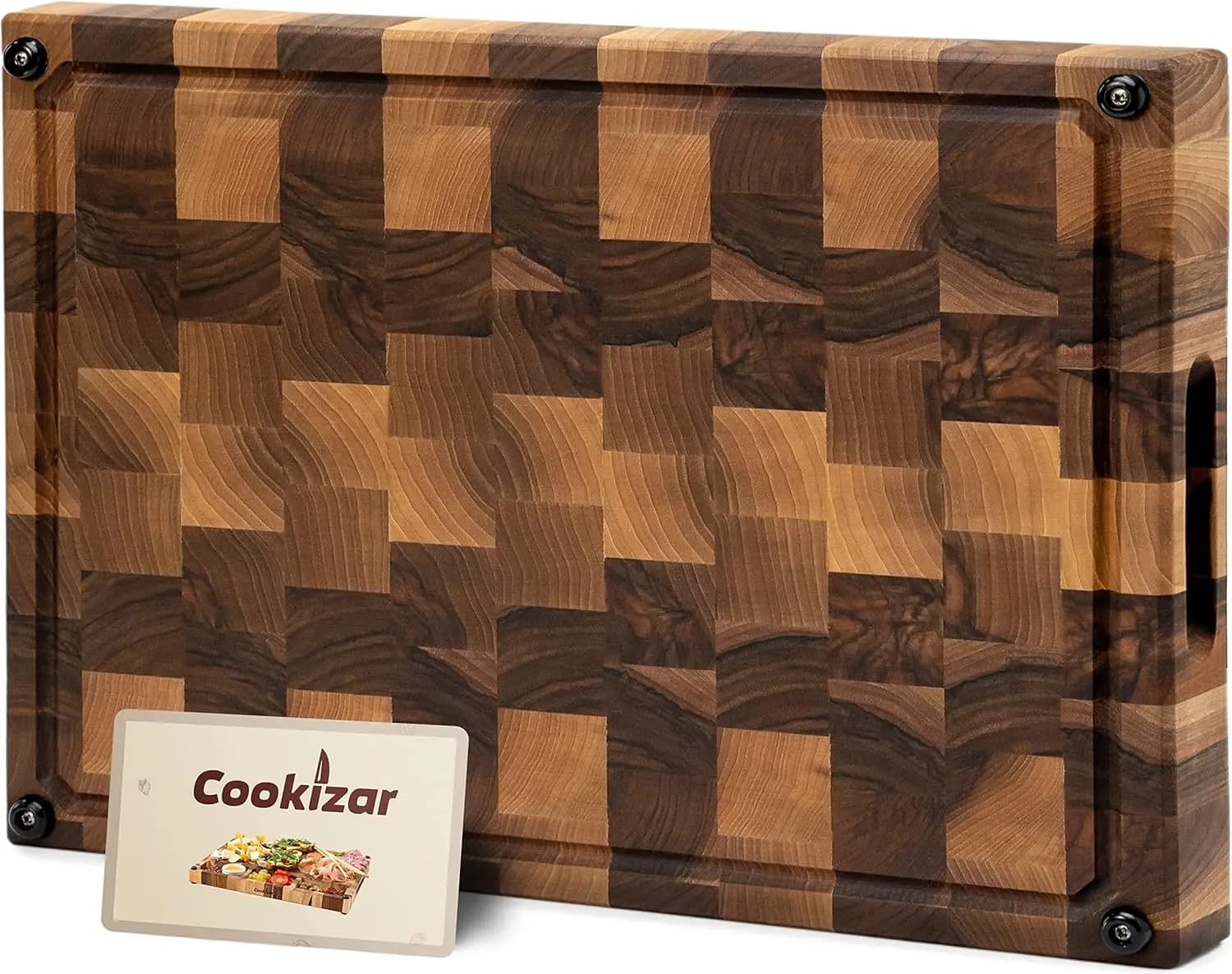 Walnut cutters for kitchen, longitudinal grain cutter - Wooden cutter - Wood cutting board - Wood butcher block