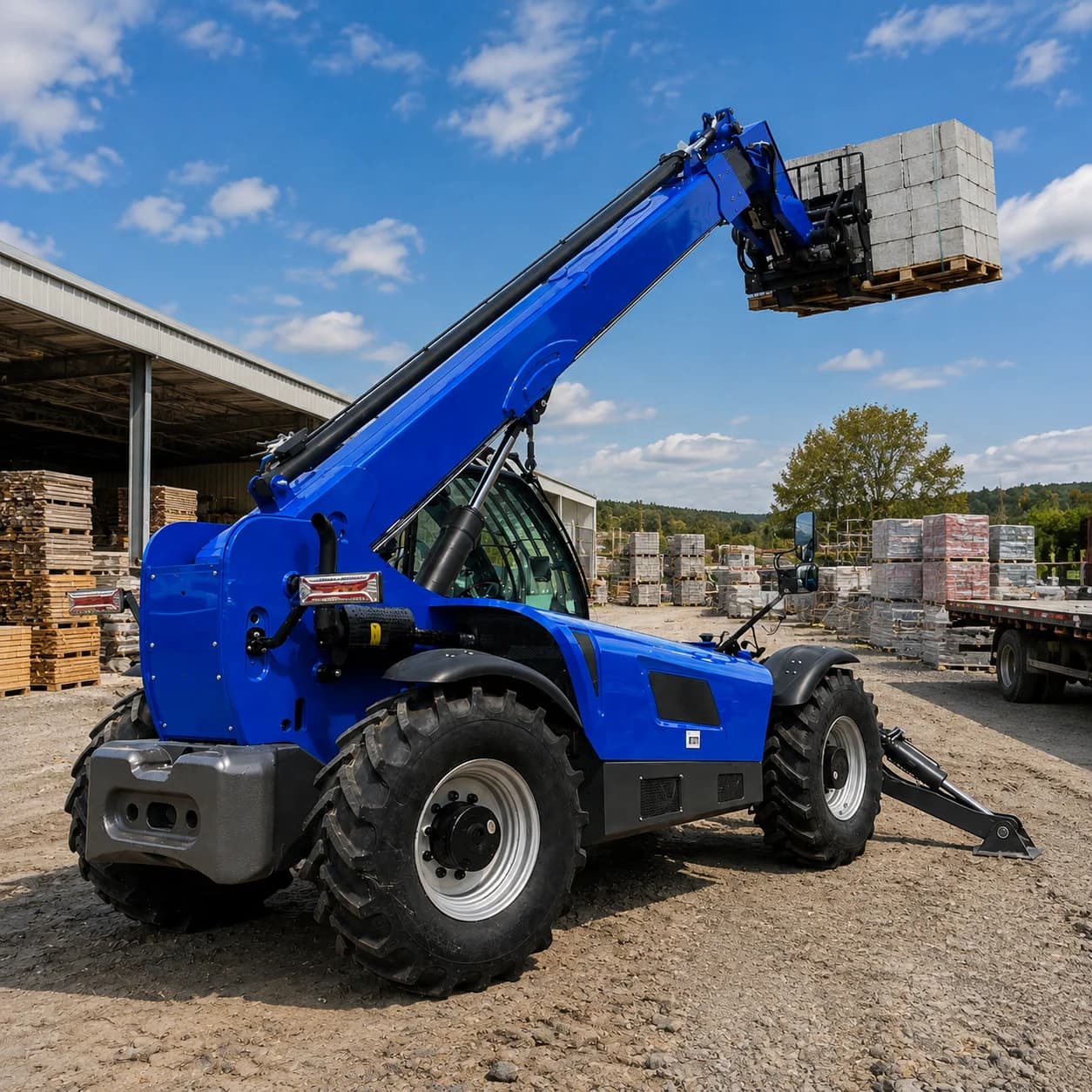 30-70 Telescopic Loader Telehandler 3000kg Hydraulic Handler for Agriculture Landscaping Equipment