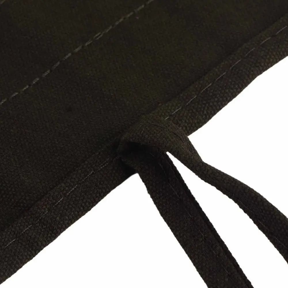 22 Slots Paint Brush Holder Separate Pouches Canvas Roll Up Pen Bag Black/ Dark Green 40 X 35cm Canvas Pencil Case Travel