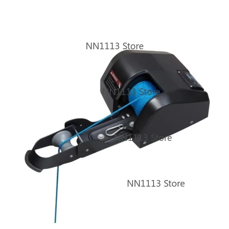 Portable Electric 12V Boat Winch Fresh Salt Water Lifting Anchor Hoist With 30.5m Braided Rope