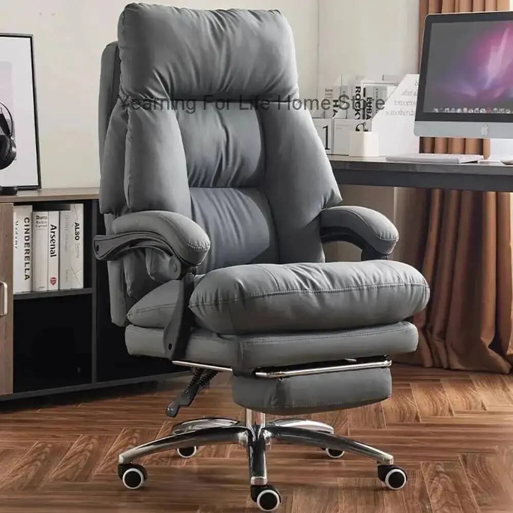Comoda sedia da ufficio ergonomica nordica Poltrona moderna di lusso Sedia da gioco Relax Comode sedie Mobili da ufficio da gioco