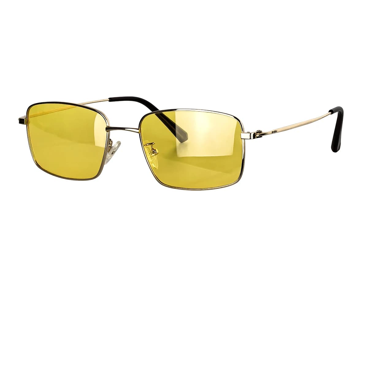 Sunglasses with Yellow Lens Polarized Sunglasses Y2k Night View Glasses for Night Driving Anti-Reflective Driving Glasses Man