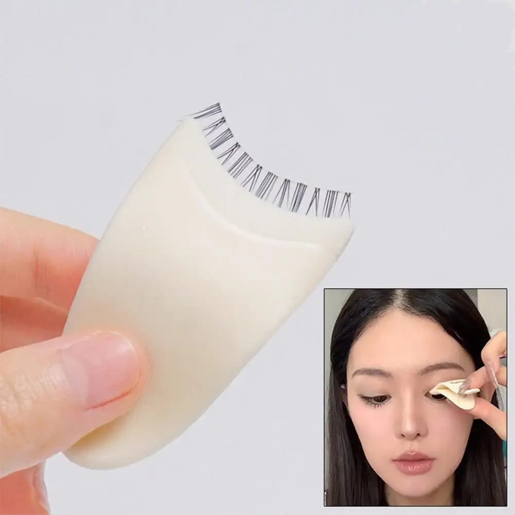 Fake Eyelash Tool, Beauty & Makeup Accessories, Plastic Folders, Fin Eyelashes for Beginners Application