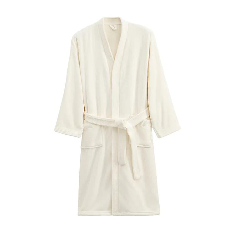 Adult A-Grade Cloud Velvet Bathrobe – 10A Antibacterial Highly Absorbent & Quick-Drying Home Sleepwear Thick Warm Robe