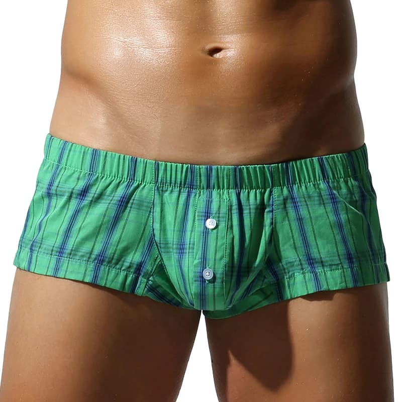 Intimo da uomo, pantaloni Aro, pigiami, abbigliamento per la casa, puro cotone, apertura con bottoni, stile vita bassa, pantaloncini sexy casual a gamba piatta
